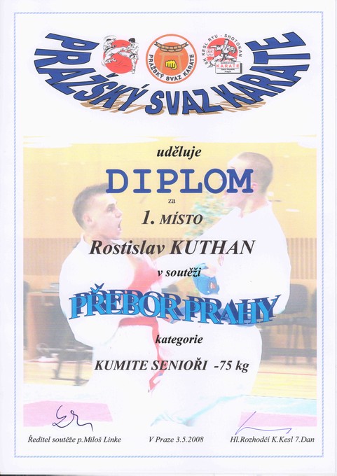 Diplom Rostislava Kuthana